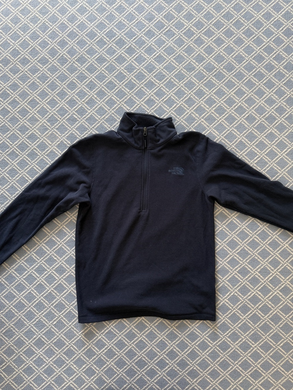 The North Face Men's Navy Quarter-Zip Fleece Pullover